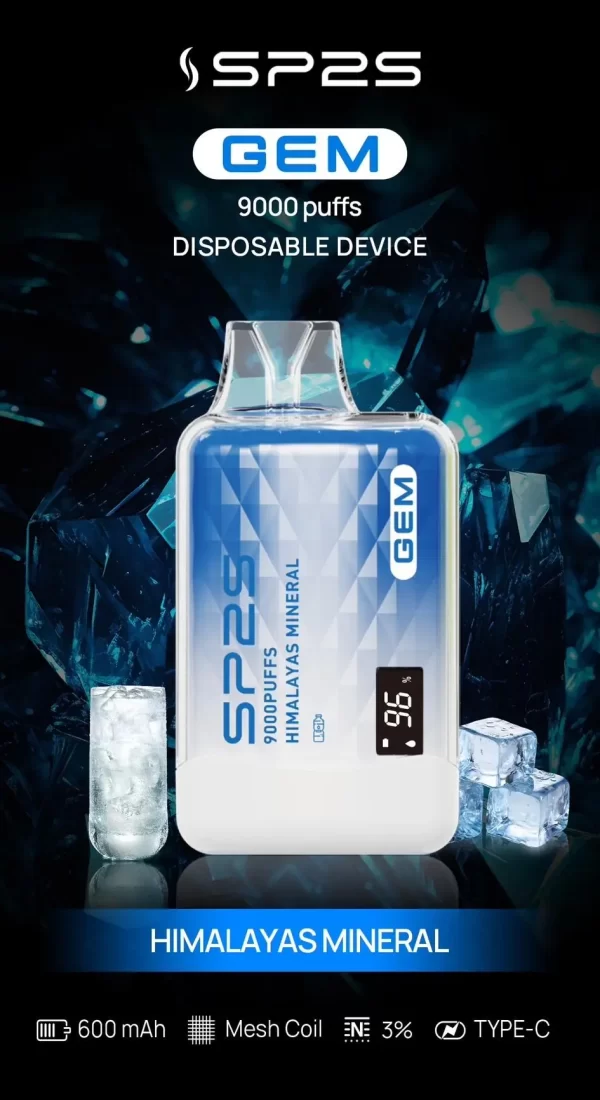 SP2S｜9000口一次性電子煙｜智能顯示螢幕與可充電設計，容量超大：圖片 11