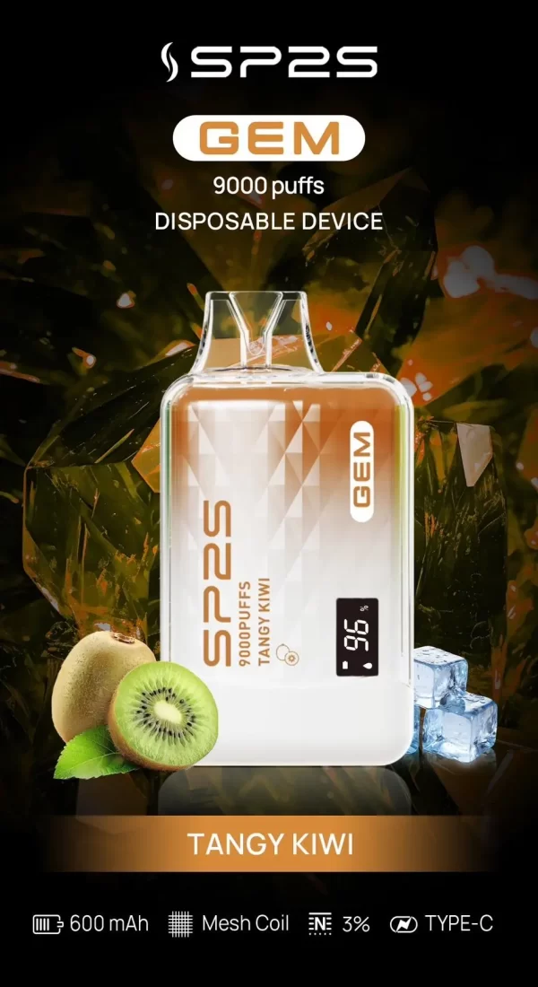 SP2S｜9000口一次性電子煙｜智能顯示螢幕與可充電設計，容量超大：圖片 7