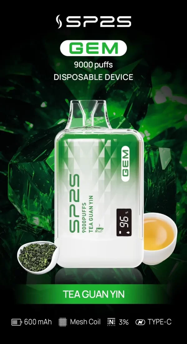 SP2S｜9000口一次性電子煙｜智能顯示螢幕與可充電設計，容量超大：圖片 6