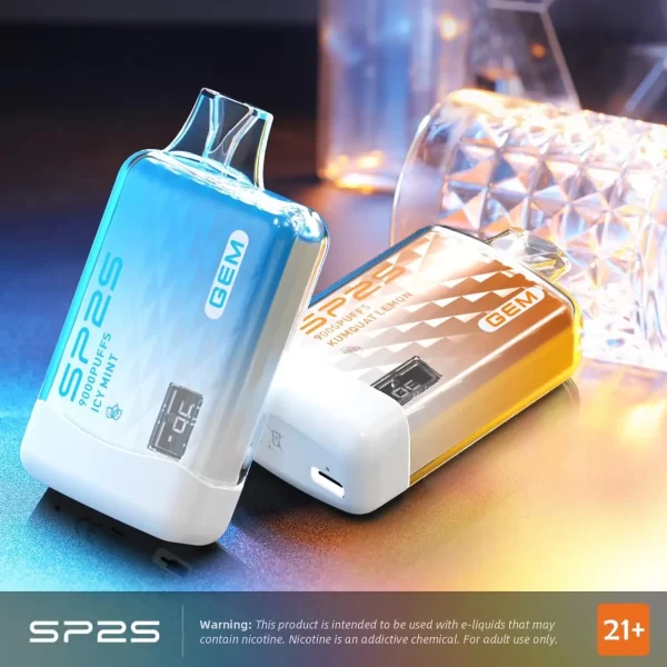 SP2S｜9000口一次性電子煙｜智能顯示螢幕與可充電設計，容量超大：圖片 5